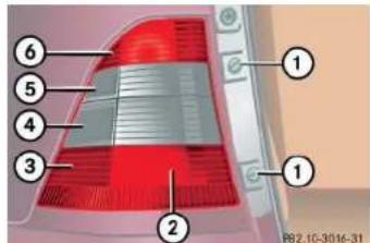 Mercedes-Benz M-Class (2004) - Tail lamp assemblies - 1