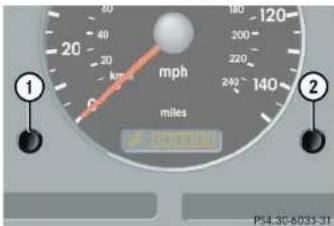 Mercedes-Benz M-Class (2004) - Instrument cluster - 1