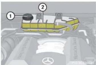 Mercedes-Benz M-Class (2004) - Engine compartment - 1