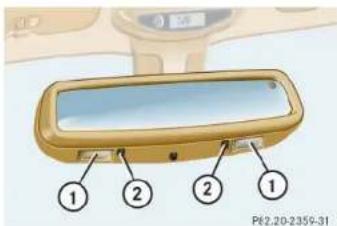 Mercedes-Benz M-Class (2004) - Rear Interior lighting - 1