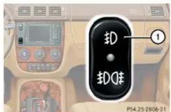 Mercedes-Benz M-Class (2004) - Deactivating night security illumination temporarily - 1