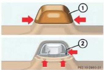 Mercedes-Benz M-Class (2004) - Replacing bulbs - 3