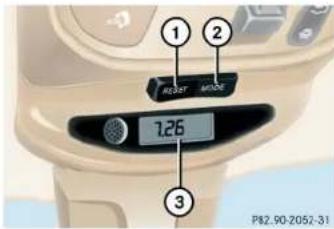 Mercedes-Benz M-Class (2004) - Trip computer\* - 1