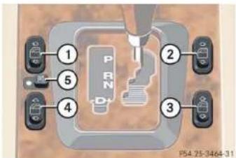 Mercedes-Benz M-Class (2004) - Opening and closing the side windows - 1