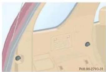 Mercedes-Benz M-Class (2004) - Hooks - 1
