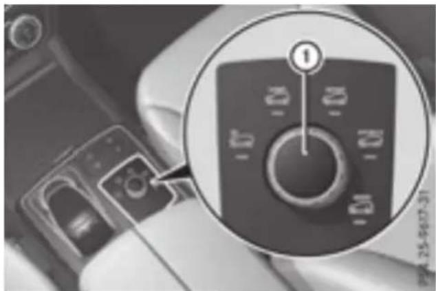 Mercedes-Benz GLE-Class AMG (2017) - Selecting Sport mode - 1
