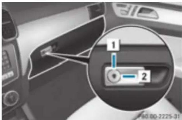 Mercedes-Benz GLE-Class AMG (2017) - Glove box - 2