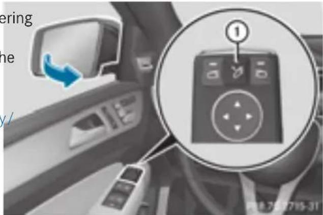 Mercedes-Benz GLE-Class AMG (2017) - Switching the fold-in mirrors when loo ing feature on/off - 1