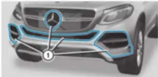 Mercedes-Benz GLE-Class AMG (2017) - Cleaning the sensors - 1