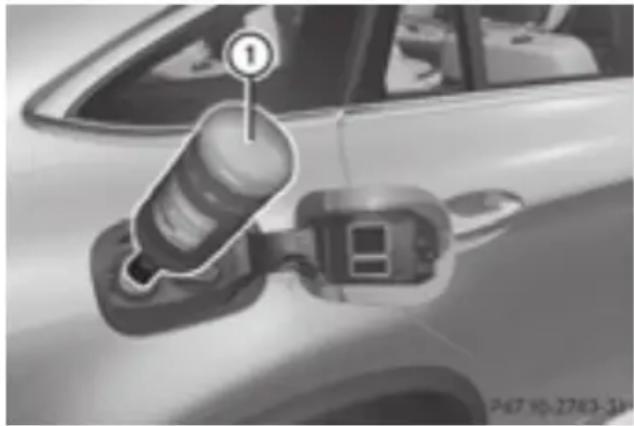 Mercedes-Benz GLE-Class AMG (2017) - DEF refill bottle - 1