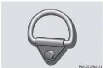 Mercedes-Benz G-Class (2004) - Cargo tie-down rings - 1