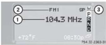 Mercedes-Benz G-Class (2004) - Select radio station - 1