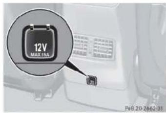 Mercedes-Benz G-Class (2004) - Electrical outlet - 1