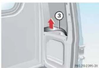 Mercedes-Benz G-Class (2004) - Fuel filler flap - 2