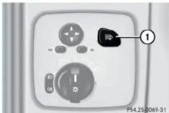 Mercedes-Benz G-Class (2004) - Headlamp cleaning system - 1