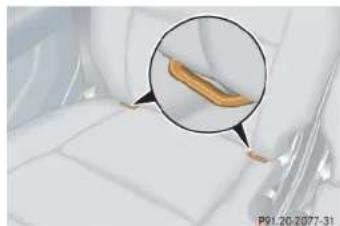 Mercedes-Benz G-Class (2004) - Child seat anchors - LATCH type - 1