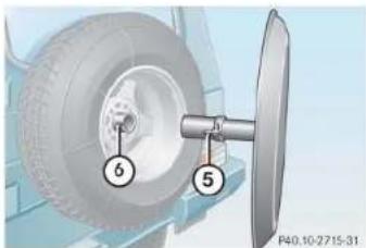 Mercedes-Benz G-Class (2004) - Spare wheel - 3