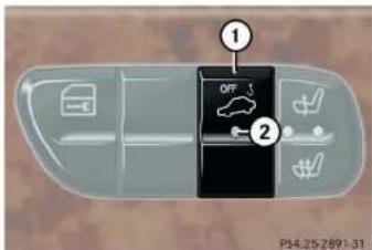 Mercedes-Benz G-Class (2004) - Disarming tow-away alarm - 1