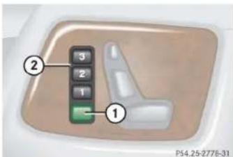 Mercedes-Benz G-Class (2004) - Memory function - 1