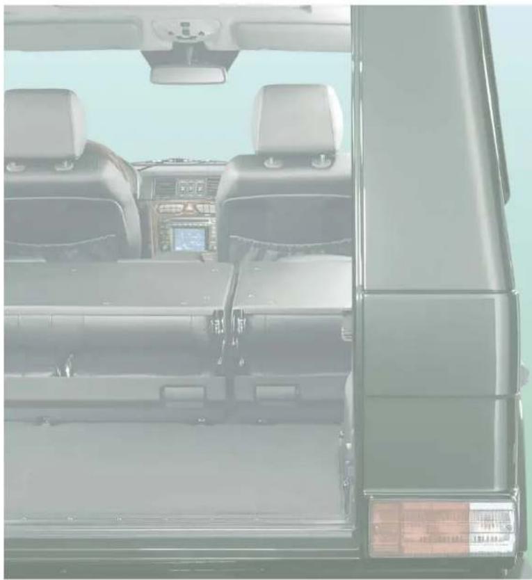 Mercedes-Benz G-Class (2004) - Canceling the tow-away alarm - 1