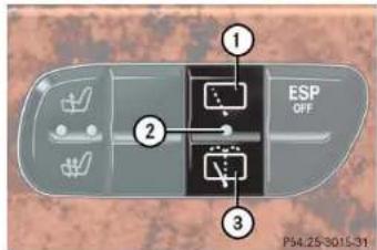 Mercedes-Benz G-Class (2004) - Rear window wiper/washer - 1
