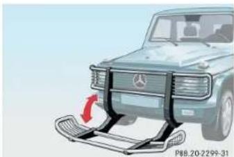 Mercedes-Benz G-Class (2004) - ▼Brush guard\* - 1