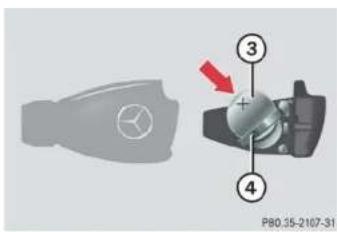 Mercedes-Benz G-Class (2004) - Unlocking/locking in an emergency - 2