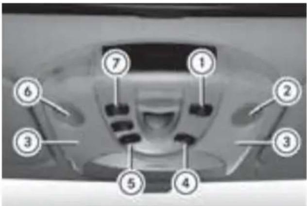 Mercedes-Benz V-Class (2011) - フロントルームランプ - 1