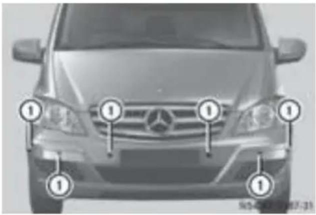 Mercedes-Benz V-Class (2011) - 警告 - 1