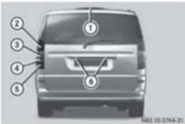 Mercedes-Benz V-Class (2011) - ランプ ワット数 - 1