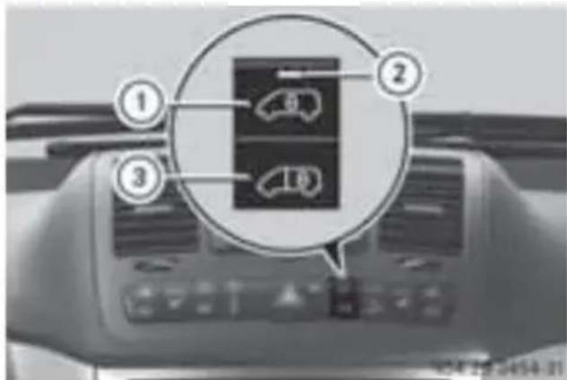 Mercedes-Benz V-Class (2011) - ドアロックスイッチ - 1