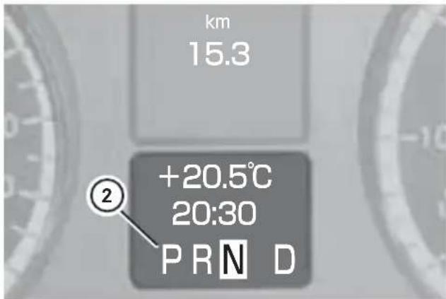 Mercedes-Benz V-Class (2011) - シフト位置表示 - 1
