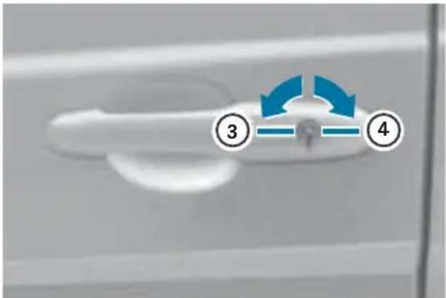 Mercedes-Benz V-Class (2011) - 助手席ドアの解錠 / 施錠 - 2