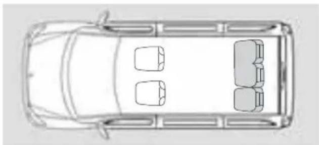 Mercedes-Benz V-Class (2011) - シート配置の例 - 4