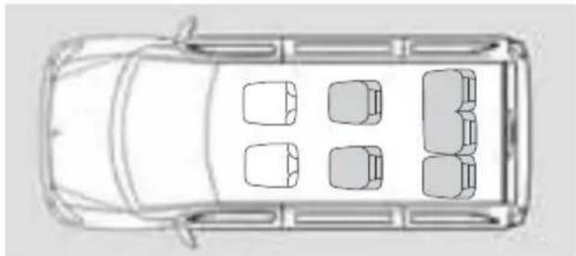 Mercedes-Benz V-Class (2011) - シート配置の例 - 1