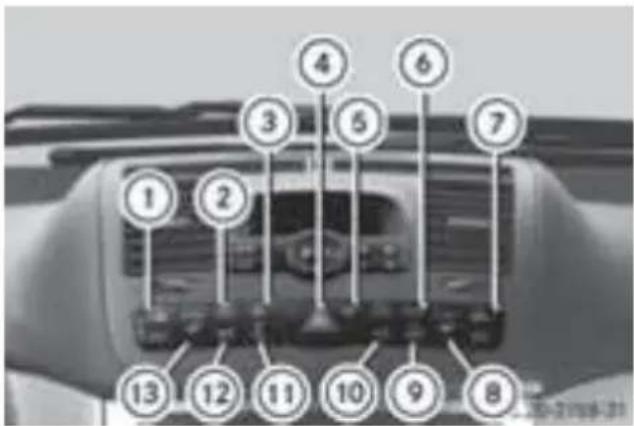 Mercedes-Benz V-Class (2011) - センターコンソール - 1