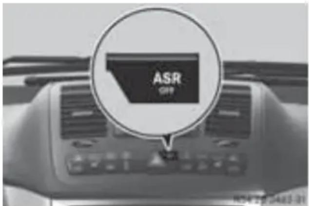 Mercedes-Benz V-Class (2011) - ASRオフスイッチ - 1