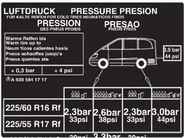 Mercedes-Benz V-Class (2011) - 警告 - 3
