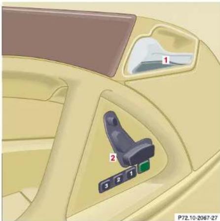 Mercedes-Benz SL-Class (2002) - Instruments and controls - 2