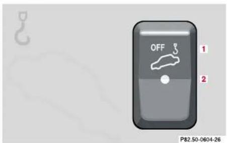 Mercedes-Benz SL-Class (2002) - Antitheft alarm system - 1