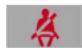 Mercedes-Benz SL-Class (2002) - Seat belt warning lamp - 1