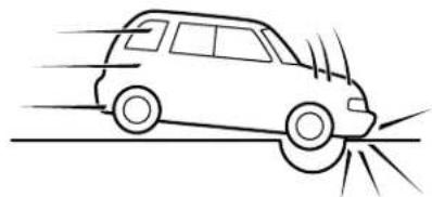 MITSUBISHI Endeavor (2010) - The front air bags MAY DEPLOY when ... - 2