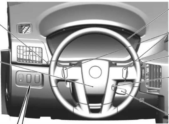 MITSUBISHI Endeavor (2010) - Instruments and controls (Driver's area) - 1