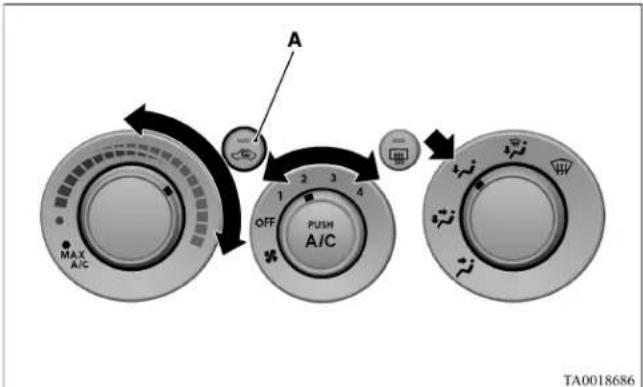 MITSUBISHI Endeavor (2010) - Heating - 1