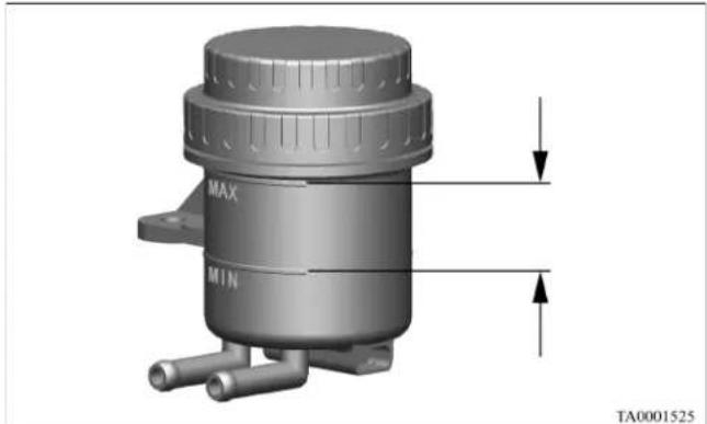 MITSUBISHI Endeavor (2010) - To check the fluid level - 1
