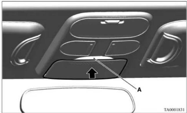 MITSUBISHI Endeavor (2010) - Sunglasses holder (if so equipped) - 1