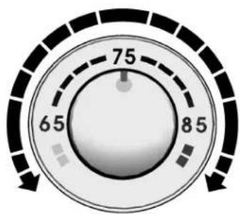 MITSUBISHI Endeavor (2010) - Temperature control dial - 1