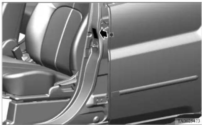 MITSUBISHI Endeavor (2010) - Warning labels - 2
