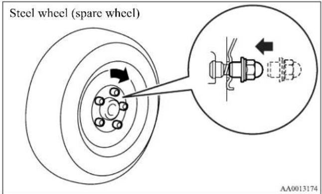 Steel wheel (spare wheel) AA0013174