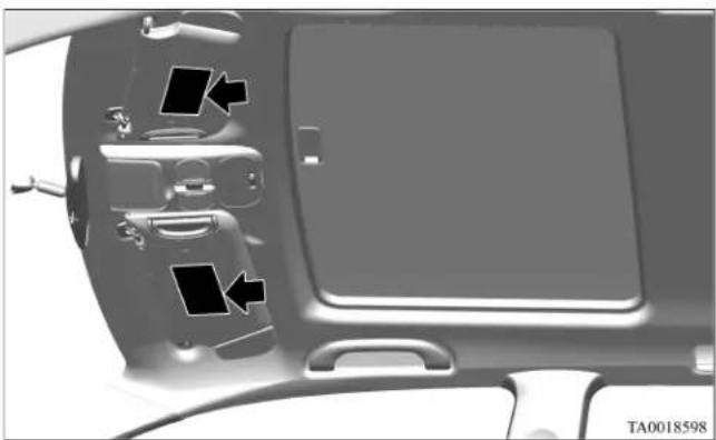 MITSUBISHI Endeavor (2010) - Warning labels - 1